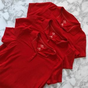 St. John’s Bay Red Polo School Uniform Set of 3